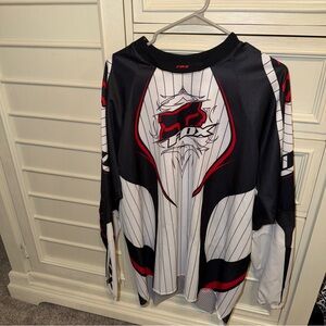 Fox Black and White Men's Shirt